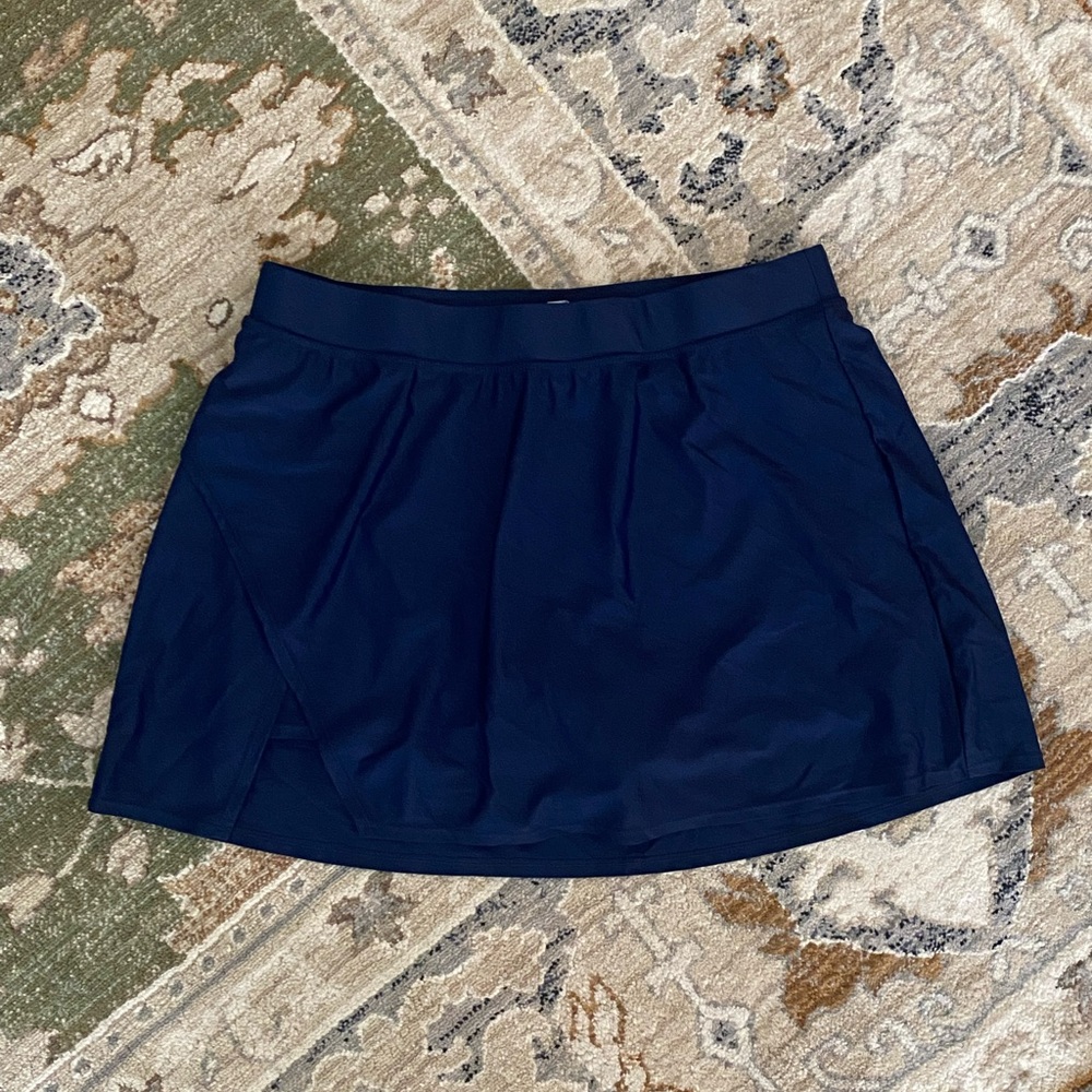 Shade & Shore Navy Blue Women's Swim Skirt